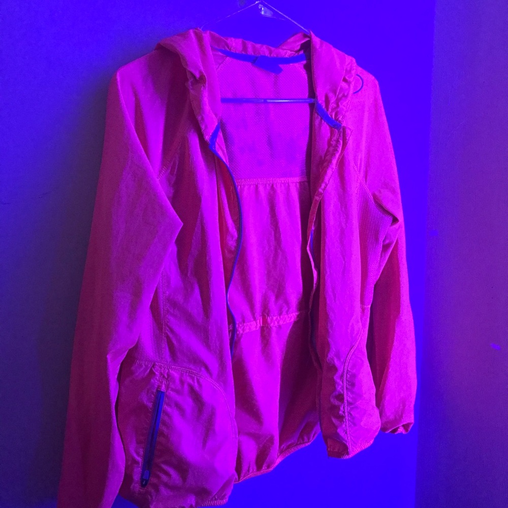 Neon Pink Windbreaker (Lightweight)